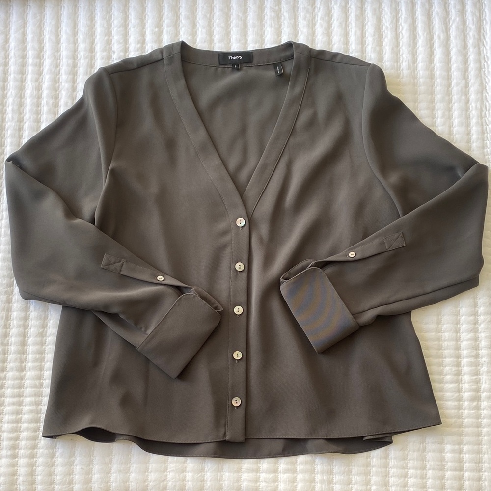 Theory Women's Button-Down Shirt/ Blouse